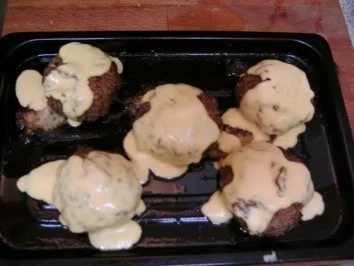 Gynie,s Beefsteak gefüllt mit Ei,überbacken mit Sauce Hollandaise - Rezept - Bild Nr. 5