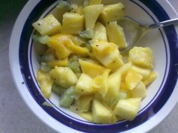 Exotischer Obstsalat - Rezept