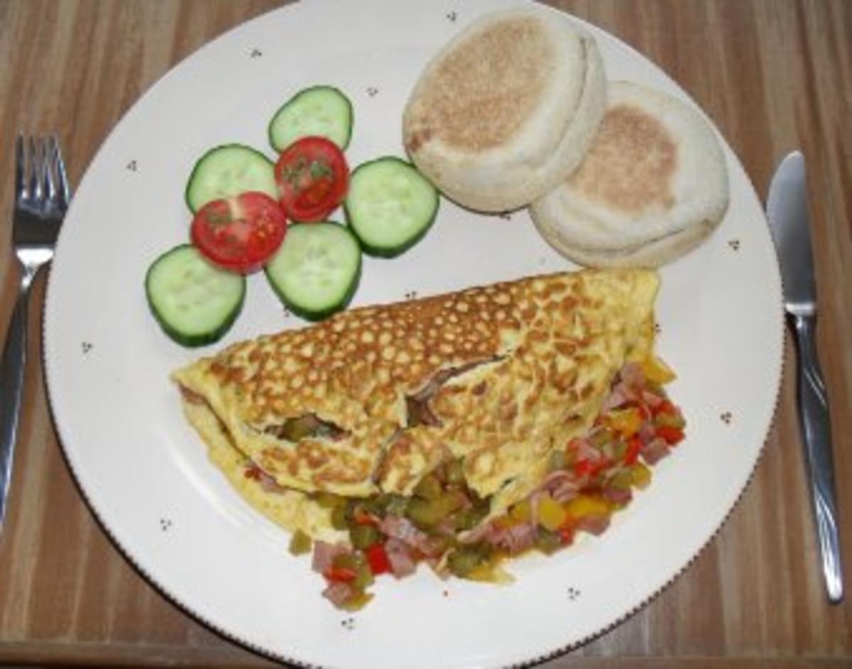 Bilder für Herzhaftes Omelette - Rezept