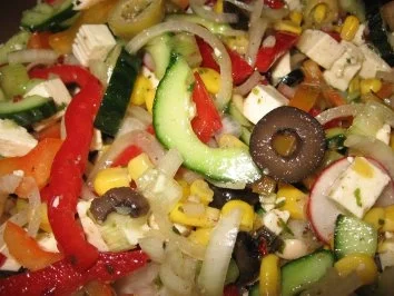 Badisch-Griechischer Hirtensalat ;o))) - Rezept