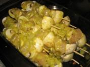 Grillspieße Huhn - Rezept