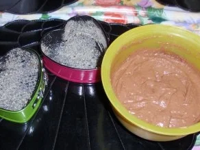 Kleine Schoko-Nuss-Herzkuchen - Rezept - Bild Nr. 5