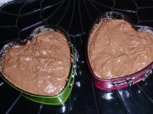 Kleine Schoko-Nuss-Herzkuchen - Rezept - Bild Nr. 6