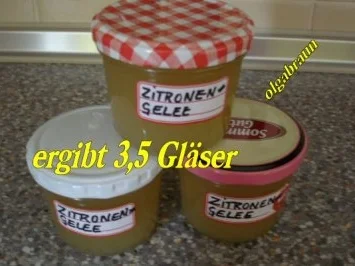 Zitronengelee mit Ananasminze - Rezept