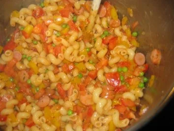 Bunte Nudelpfanne - Rezept - Bild Nr. 5