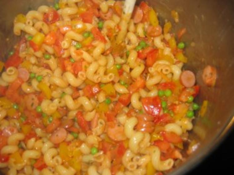 Bunte Nudelpfanne - Rezept mit Bild - kochbar.de