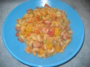 Bunte Nudelpfanne - Rezept