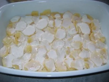 Rezept: Kartoffel-Kasseler-Auflauf Bild Nr. 4 Kartoffel-Kasseler-Auflauf - Rezept - Bild Nr. 4