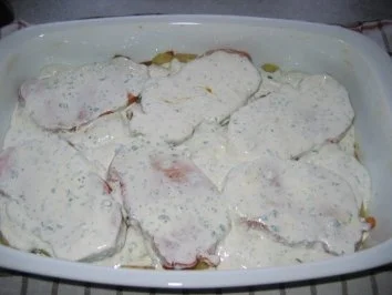 Rezept: Kartoffel-Kasseler-Auflauf Bild Nr. 9 Kartoffel-Kasseler-Auflauf - Rezept - Bild Nr. 9