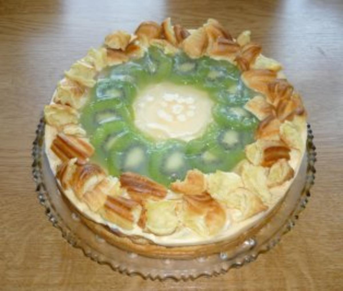 Kiwi-Buttermilch-Torte - Rezept
