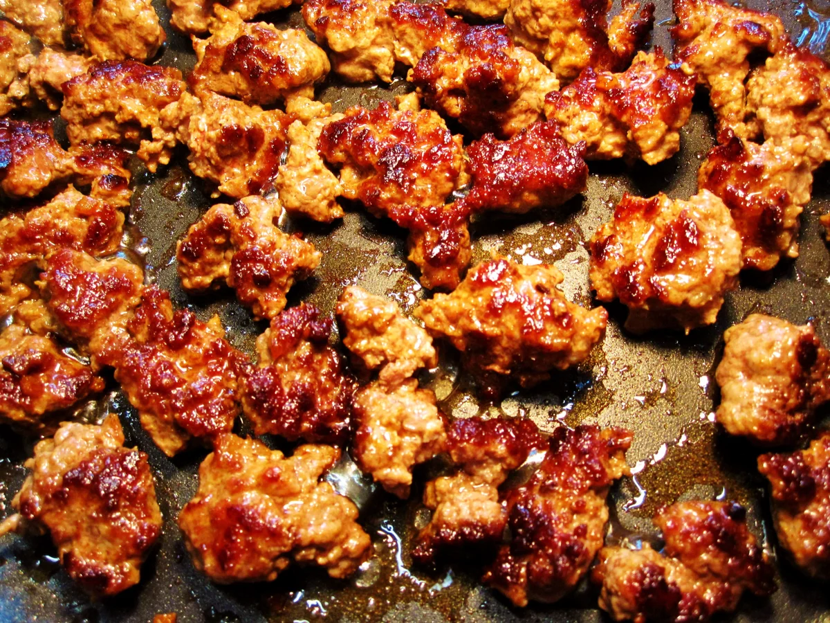 Hackfleisch-Soße - ideal zu Nudeln - Rezept - Bild Nr. 4333