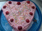 Himbeer-Sahne-Herz - Rezept