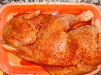 Rezept: Geflügel : -Hähnchen aus dem Ofen- Bild Nr. 2 Geflügel : -Hähnchen aus dem Ofen- - Rezept - Bild Nr. 2