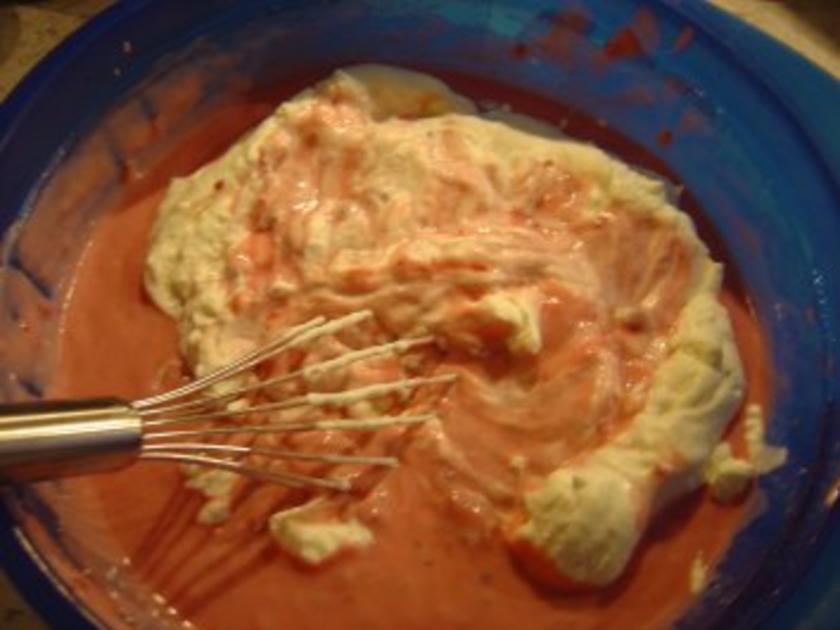 Rote Grütze Torte mit Quark - einfach - 41 kcal/100g