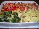 Kartoffelauflauf nach Pizza Art  "Quattro stagioni" - super lecker - Rezept