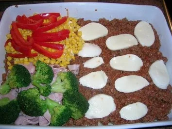 Kartoffelauflauf nach Pizza Art  "Quattro stagioni" - super lecker - Rezept - Bild Nr. 11