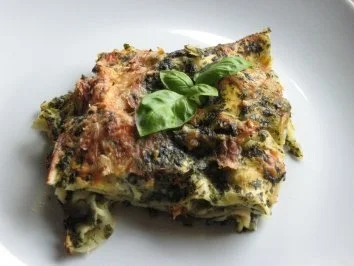 Spinat-Lasagne - Rezept