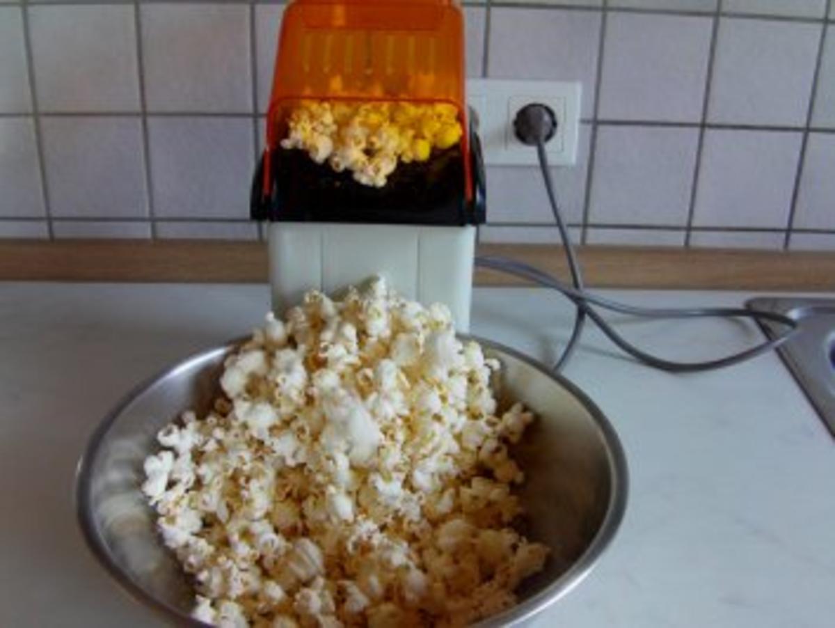 Knoblauch / Basilikum Popcorn - Rezept