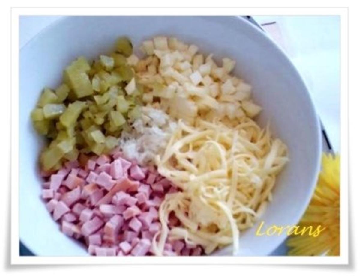Salat:  Schinkenwurst- Salat mit Apfel......und  Mayonnaise - Rezept - Bild Nr. 10