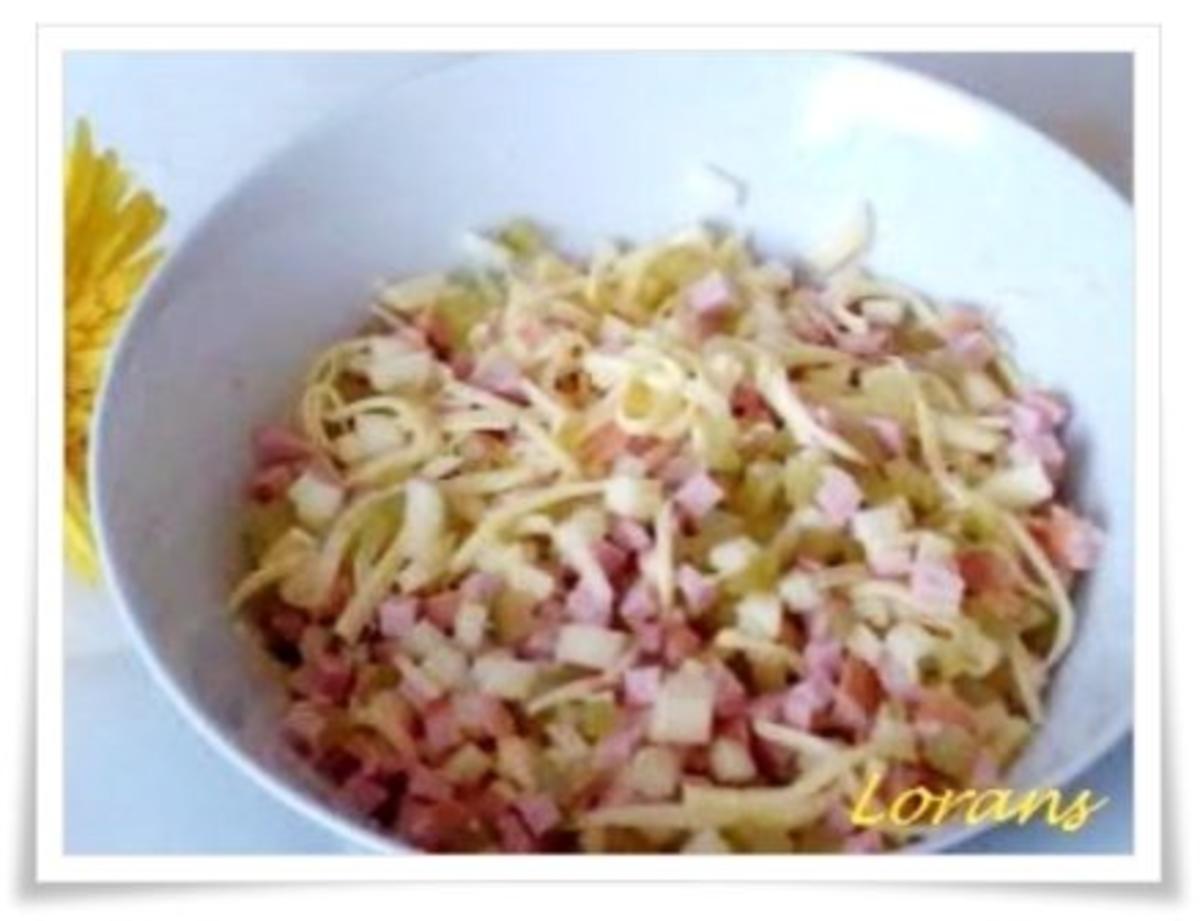 Salat:  Schinkenwurst- Salat mit Apfel......und  Mayonnaise - Rezept - Bild Nr. 12