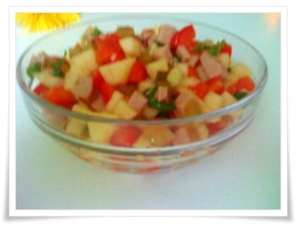 Salat:  Schinkenwurst- Salat mit Apfel......und  Mayonnaise - Rezept - Bild Nr. 16