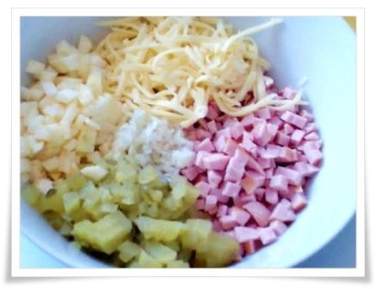 Salat:  Schinkenwurst- Salat mit Apfel......und  Mayonnaise - Rezept - Bild Nr. 11