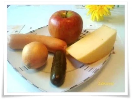 Rezept: Salat: Schinkenwurst- Salat mit Apfel......und Mayonnaise Bild Nr. 3 Salat: Schinkenwurst- Salat mit Apfel......und Mayonnaise - Rezept - Bild Nr. 3