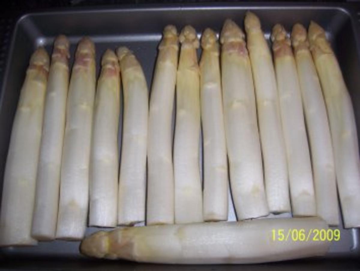 Bilder für Spargel vom Blech - Rezept