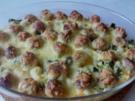 Bratwurstbällchen-Kartoffelauflauf - Rezept
