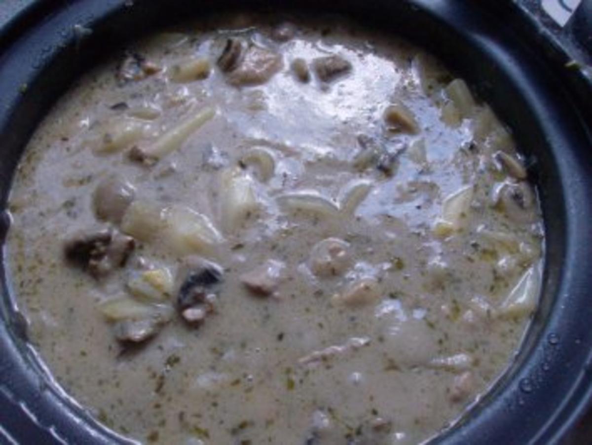 Kalbsrahmgulasch mit Champignons und Spargel - Rezept - Bild Nr. 9