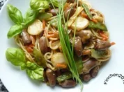 Asiatisches Gemüse-Herz trifft italienische Pasta - Rezept