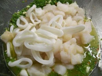 Rezept: Ceviche vom Steinbeißer und `ne Tüte Chips Bild Nr. 2 Ceviche vom Steinbeißer und `ne Tüte Chips - Rezept - Bild Nr. 2