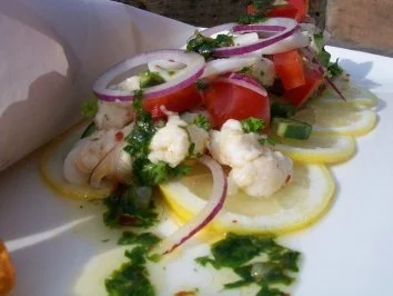 Rezept: Ceviche vom Steinbeißer und `ne Tüte Chips Bild Nr. 5 Ceviche vom Steinbeißer und `ne Tüte Chips - Rezept - Bild Nr. 5