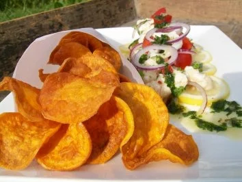 Rezept: Ceviche vom Steinbeißer und `ne Tüte Chips Bild Nr. 6 Ceviche vom Steinbeißer und `ne Tüte Chips - Rezept - Bild Nr. 6