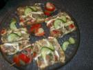 kleiner Snack . überbackener Toast - Rezept