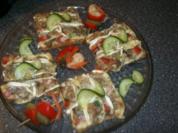 kleiner Snack . überbackener Toast - Rezept