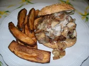 Rezept: Champignon-Kรคse-Burger Champignon-Kรคse-Burger - Rezept