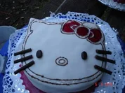 Kindergeburtstagstorte Hello Kitty - Rezept