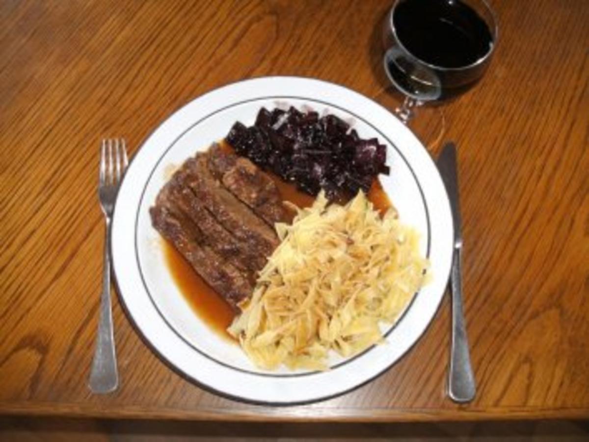 Fleisch: Fledermaus auf Rotweinschalotten - Rezept von goach