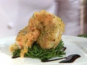 Rezept: Gambas im Krรคutermantel gebacken mit Passepieresalat รก la de Santis Gambas im Krรคutermantel gebacken mit Passepieresalat รก la de Santis - Rezept