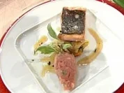 Zweierlei vom Gotteslachs mit Gemüseroulade á la de Santis - Rezept