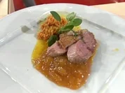 Entenbrust auf Linsengemüse á la de Santis - Rezept