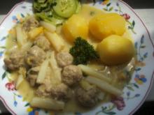 Spargel - Klöschen - Ragout - Rezept