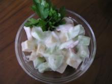 Gurken-Schinken-Käse-Salat - Rezept