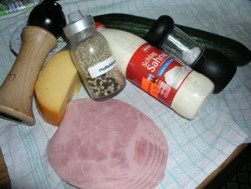 Gurken-Schinken-Käse-Salat - Rezept - Bild Nr. 2