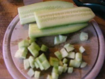 Gurken-Schinken-Käse-Salat - Rezept - Bild Nr. 3