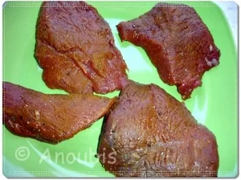 Hauptgericht deftig - Springbock in Gin- Pfeffer-Sosse - Rezept - Bild Nr. 2