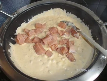 Spaghetti mit Lachs-Paprikasoße - Rezept - Bild Nr. 2