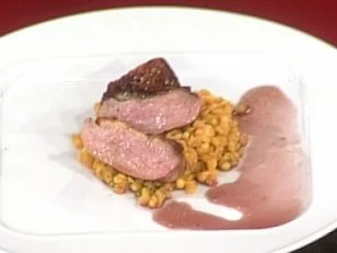 Rezept: Entenbrust auf Linsengemüse (Jens Schäfer) Entenbrust auf Linsengemüse (Jens Schäfer) - Rezept