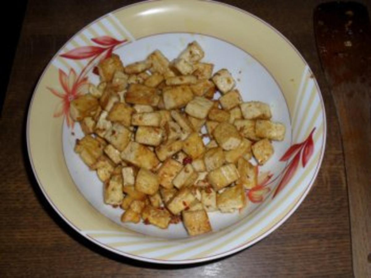 Würzige Tofu Würfel mit Gemüse - Bilder sind online - Rezept - Bild Nr. 6